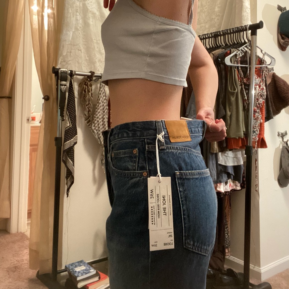 High Rise Straight Leg Jeans - Picture 4 of 4